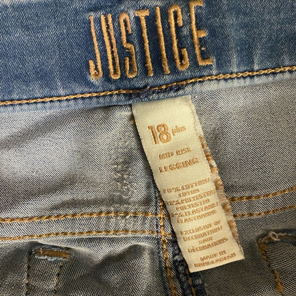Justice girls jeans, size 18 plus - Picture 3 of 3